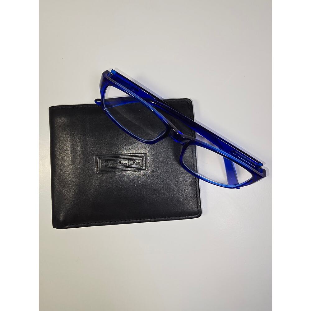 Christian Dior Men's Black Leather Bifold Wallet Classic Logo Minimalist Luxury - Picture 8 of 8